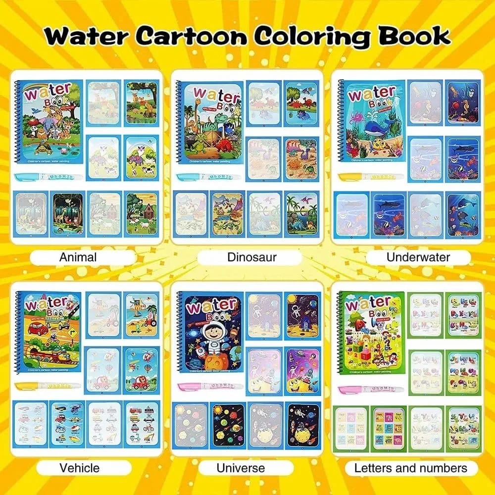 Magic water book (4 books)