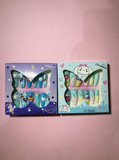 CUTE PREIMIUM NAILS,EASY TO USE,PRESS ON NAILS