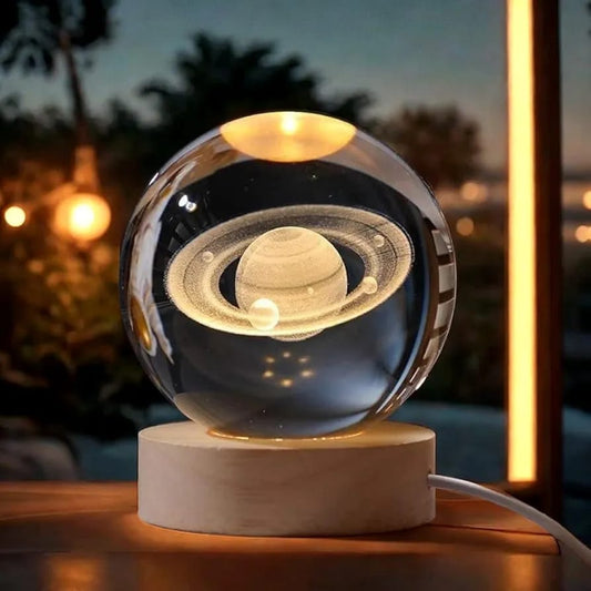 SOLAR SYSTEM crystal lamp led,usb decor, gifts lighting night