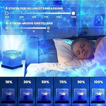 OCEAN NIGHT,3D water projector,lamp for bedroom