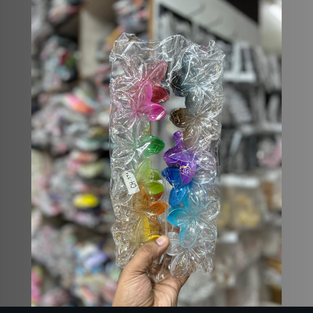 LARGE  OMBRE FLOWER CLUTCHER